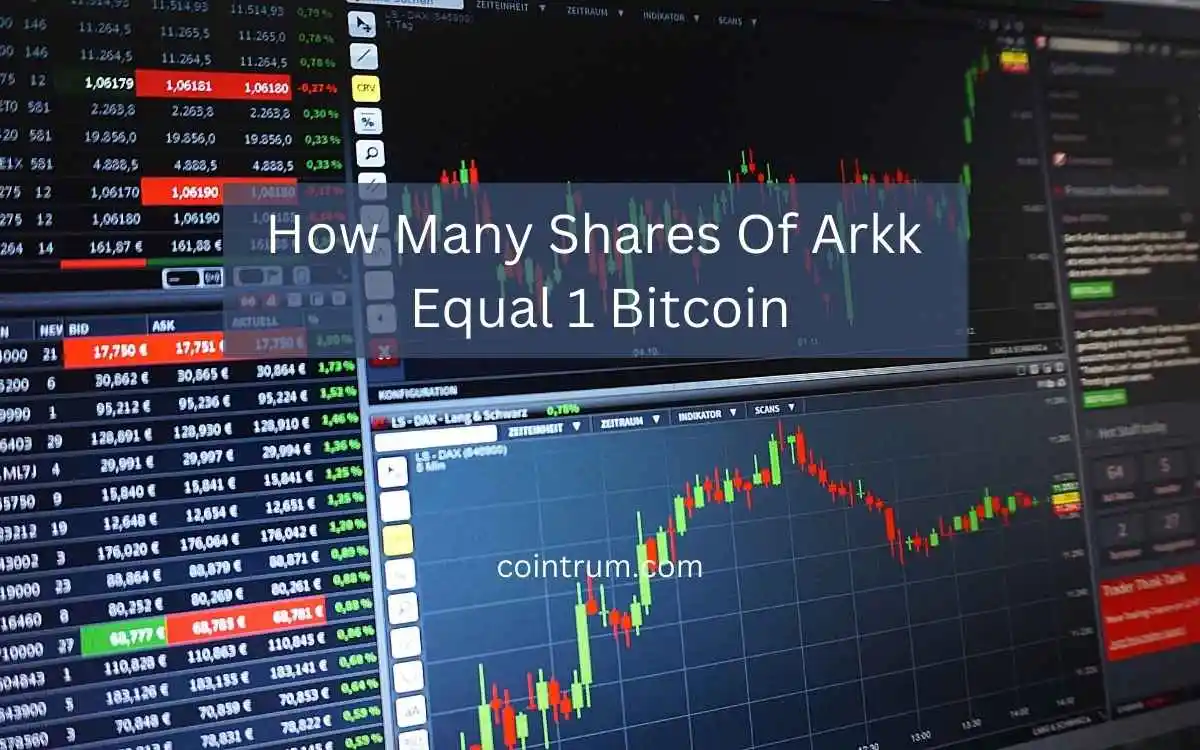 how many shares of arkk equal 1 bitcoin